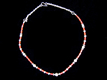 Yemeni coral and silver necklace